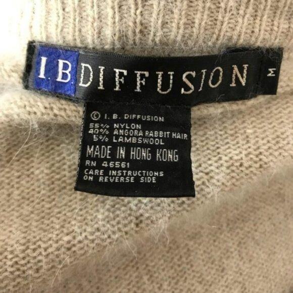 Vintage I B Diffusion Vintage Beaded & Embroidered Sweater Womens Medium - Picture 7 of 8